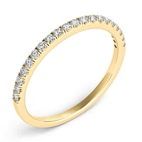 Thin Pave Diamond Band