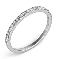 Thin Pave Diamond Band