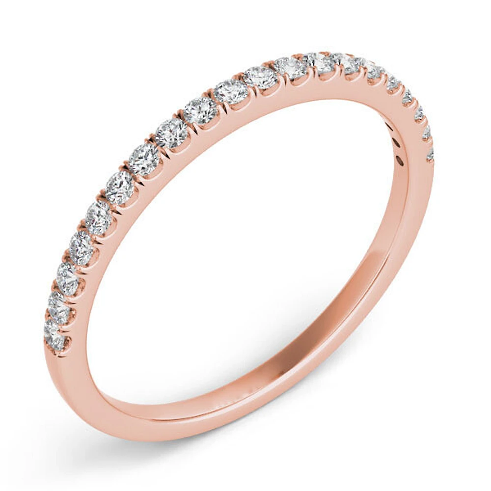 Thin Pave Diamond Band