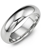 MHO - Men's Classic Polished Cobalt Wedding Ring