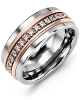 RLQ MOD - Men's Medium Eternity Diamond Wedding Band