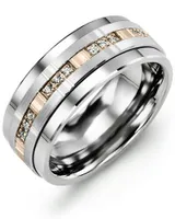 MBW MOD - Men's Multi Trio Diamonds Wedding Band