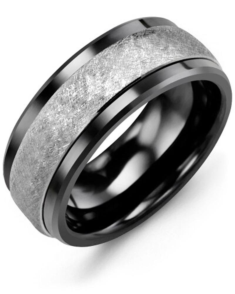 MKE MOD - Men's Hand Brushed Wedding Band