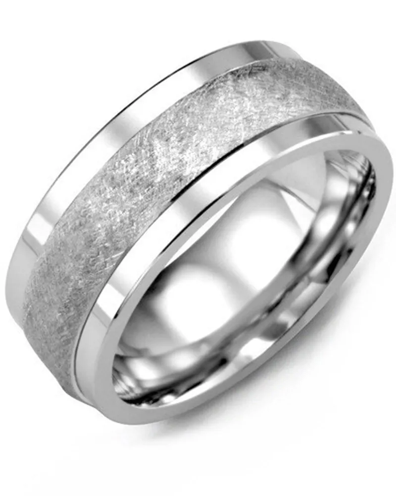 MKE MOD - Men's Hand Brushed Wedding Band