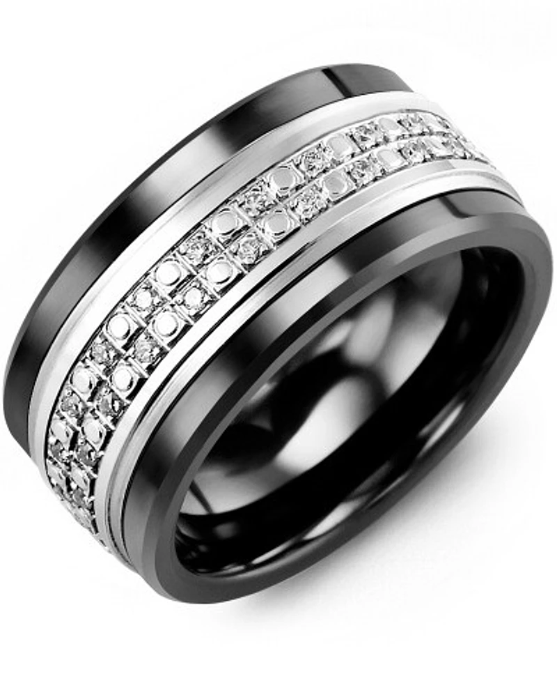 MLA MOD - Men's Eternity Illusion Diamond Wedding Band