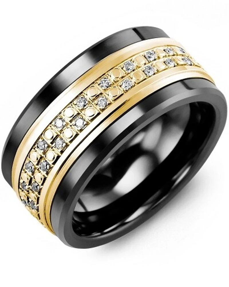 MLA MOD - Men's Eternity Illusion Diamond Wedding Band