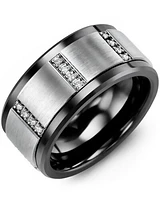 MLJ MOD - Men's Quad Diamond Wedding Ring