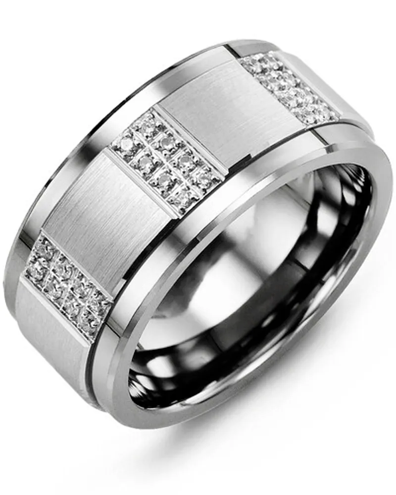 MLT MOD - Men's Quad Duo Diamond Wedding Ring