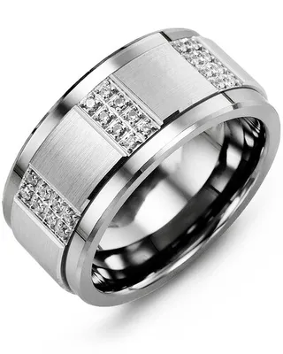 MLT MOD - Men's Quad Duo Diamond Wedding Ring