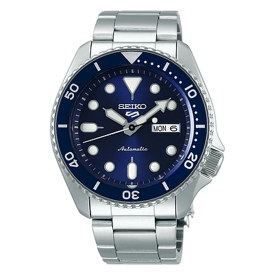 Seiko 5 Sports Blue Dial 43MM " Sports Style " Automatic SRPD51K1