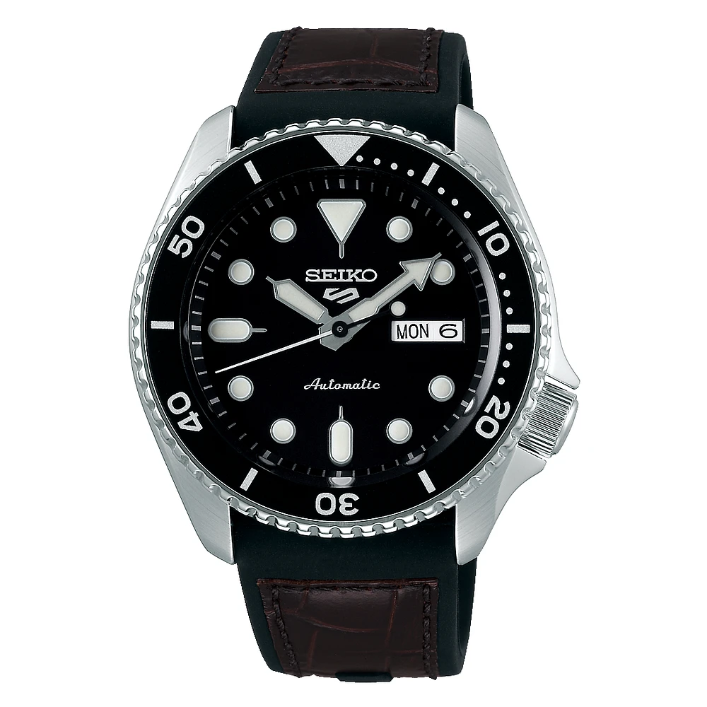 Seiko 5 Sports Black Dial 43MM " Specialist Style " Automatic SRPD55K2