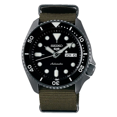 Seiko 5 Sports Black Dial 43MM " Sports Style " Automatic SRPD65K4