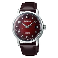 Seiko Presage Red Dial 39MM Automatic SRPE41