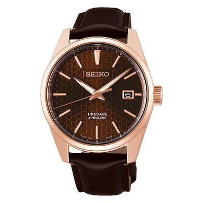 Seiko Presage Red Dial Sharp Edge Series 40MM Automatic SPB170