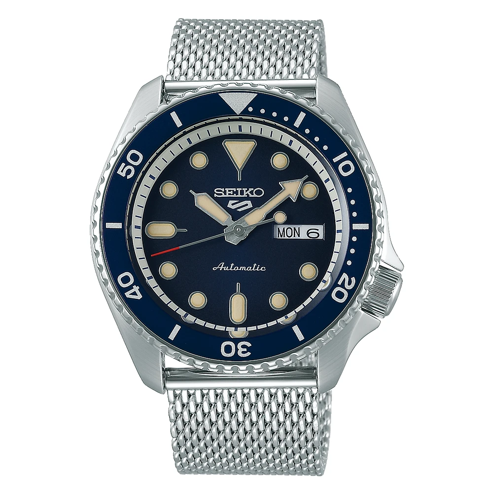 Seiko 5 Sports Blue Dial 43MM " Suits Style " Automatic SRPD71K