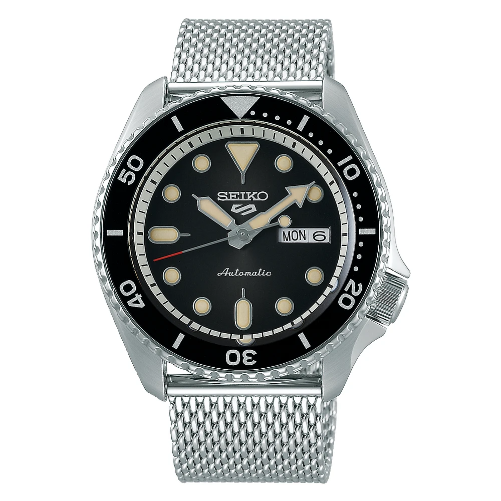 Seiko 5 Sports Black Dial 43MM " Suits Style " Automatic SRPD73