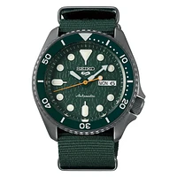 Seiko 5 Sports Green Dial 43MM " Sense Style "Automatic SRPD77K