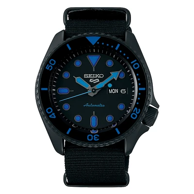 Seiko 5 Sports Black Dial 43MM " Street Style " Automatic SRPD81K