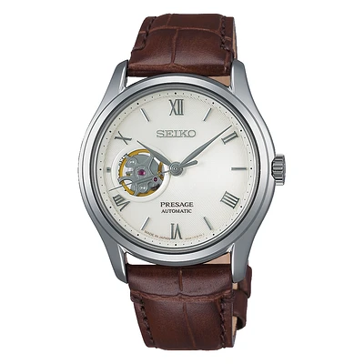 Seiko Presage White Open Heart Dial 39MM Automatic SSA413