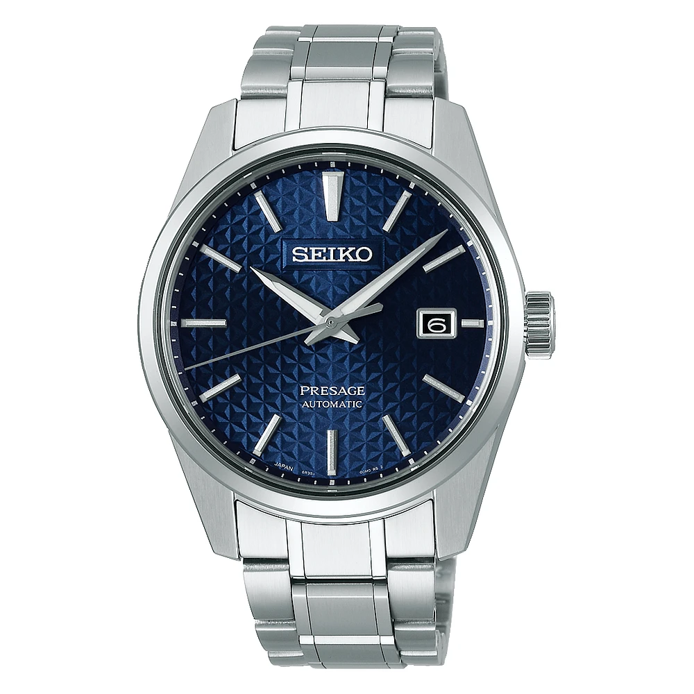 Seiko Presage Blue Dial Sharp Edge Series 39MM Automatic SPB167