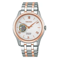 Seiko Presage White Open Heart Dial 39MM  Automatic SSA412