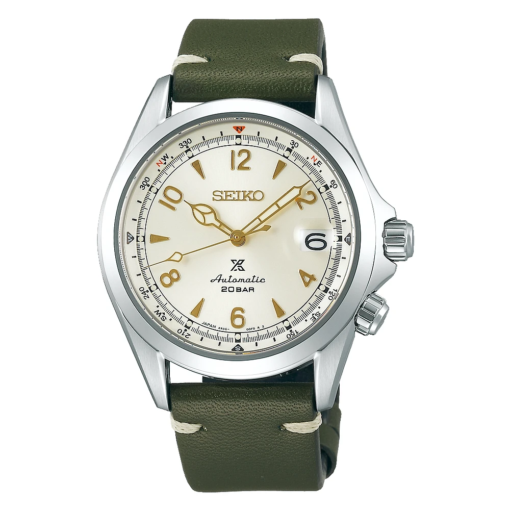 Seiko Prospex Green Dial 40MM Alpinist Automatic SPB123