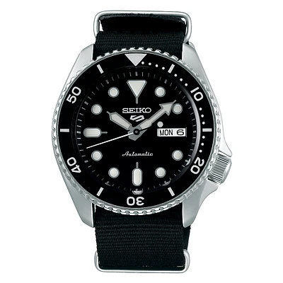 Seiko 5 Sports Black Dial 43MM " Sports Style " Automatic SRPD55K