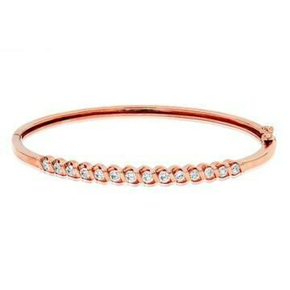 Diamond Gold Bangle