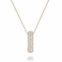 Diamond Pave Pendant 0.10 CTDI Rose Gold