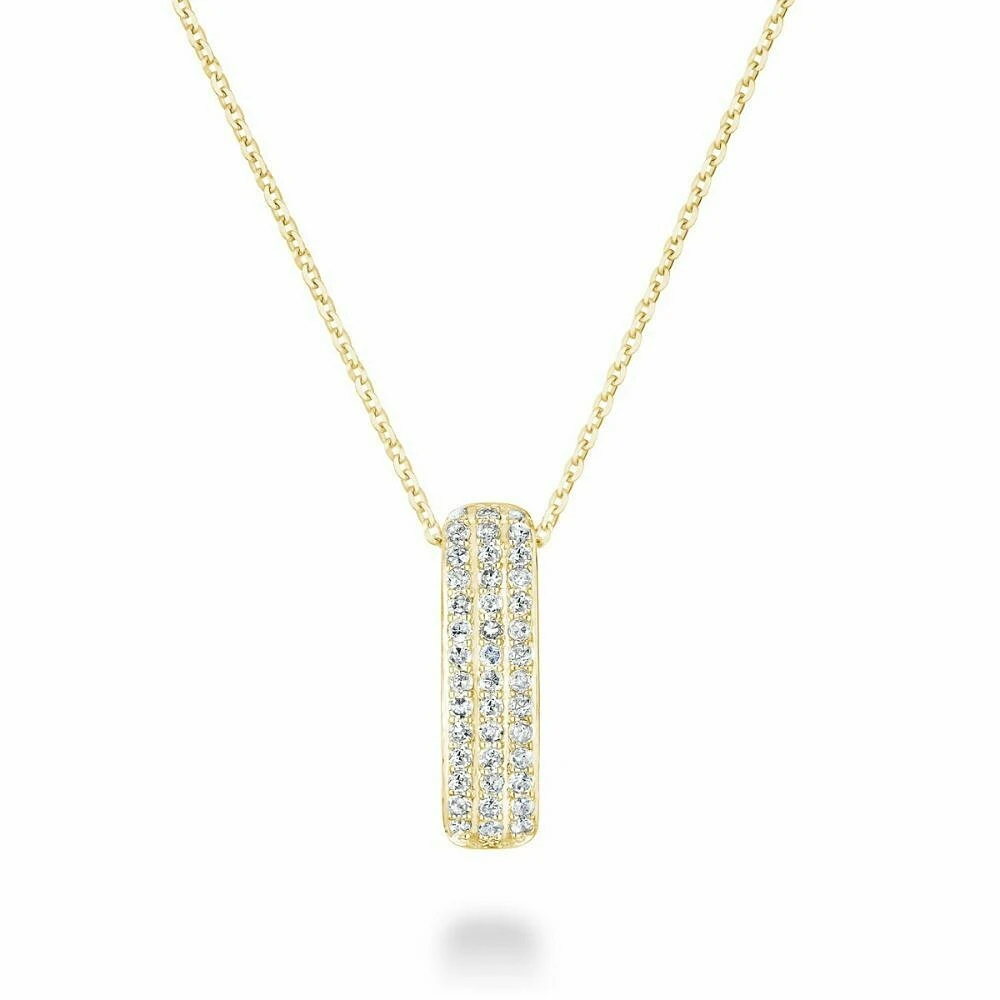 Diamond Pave Pendant CTDI Gold