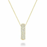 Diamond Pave Pendant CTDI Gold