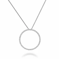 Circle Of Life Diamond Pendant 0.18CTDI Gold