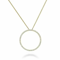 Circle Of Life Diamond Pendant 0.18CTDI Gold