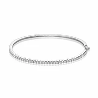 Semi Eternity Diamond Bangle 0.50CTDI Gold