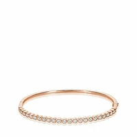 Semi Eternity Diamond Milgrain Bangle 1.00CTDI Rose Gold