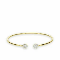 Cluster Diamond Bangle 0.50CTDI Yellow Gold