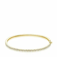 Semi Eternity Diamond Bangle 0.35CTDI Yellow Gold