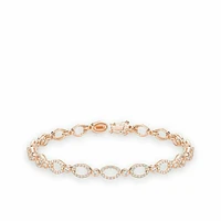 Fashion Diamond Bracelet 1.00CTDI Rose Gold