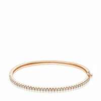 Semi Eternity Diamond Bangle 0.35CTDI Rose Gold