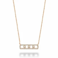 Fashion Diamond Necklace 0.25CTDI Rose Gold