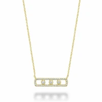 Fashion Diamond Necklace 0.25CTDI Yellow Gold