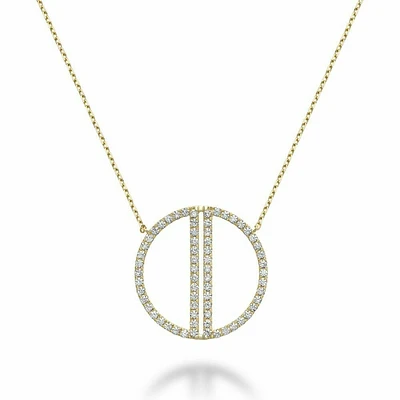 Fashion Diamond Necklace 1.00CTDI Gold