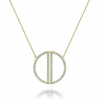 Fashion Diamond Necklace 1.00CTDI Gold