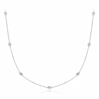 Diamond by the Yard Necklace 0.50CTDI Gold