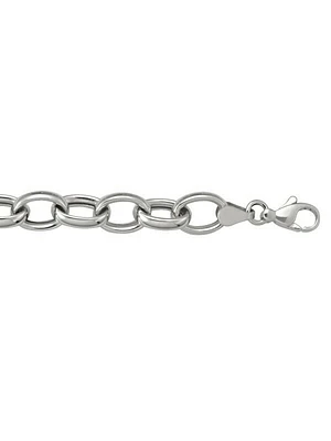 White Gold Hollow Fancy Link Bracelet 10KT