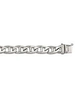 Gold Solid Link Bracelet 10KT