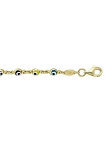 Yellow Gold Eye Bracelet 10KT