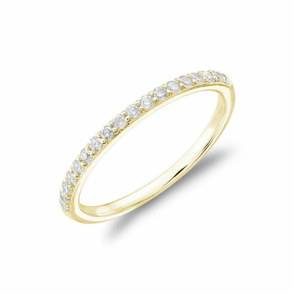 Matching Engagement Band Yellow Gold