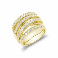 Diamond Wrap Ring 1.00CTDI Yellow Gold