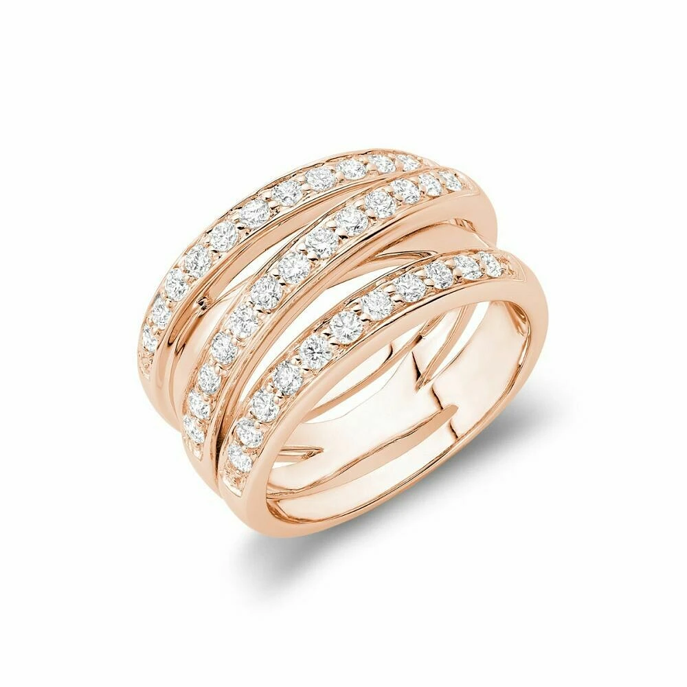 Diamond Wrap Ring Rose Gold